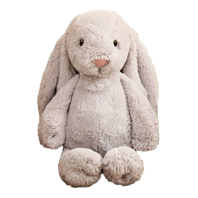 Soft Plush Toy - Grey Bunny