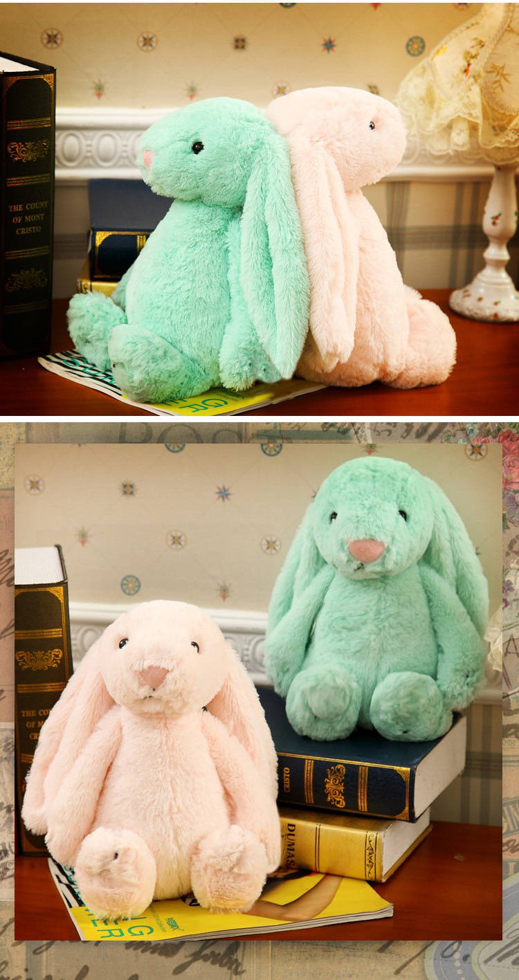 Hello Chester Soft Plush Toy - Mint Bunny