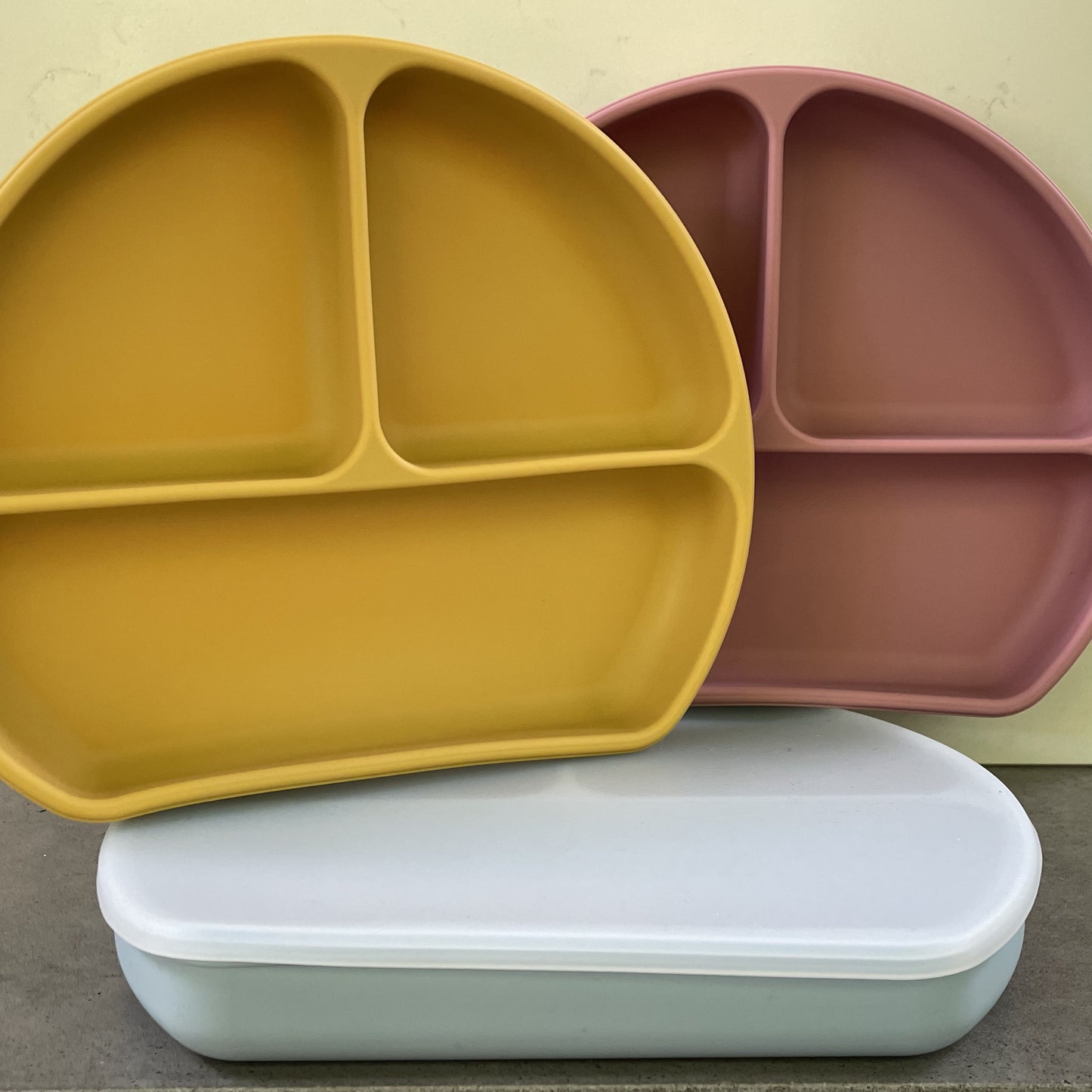 Mango Divider Plate with Lid