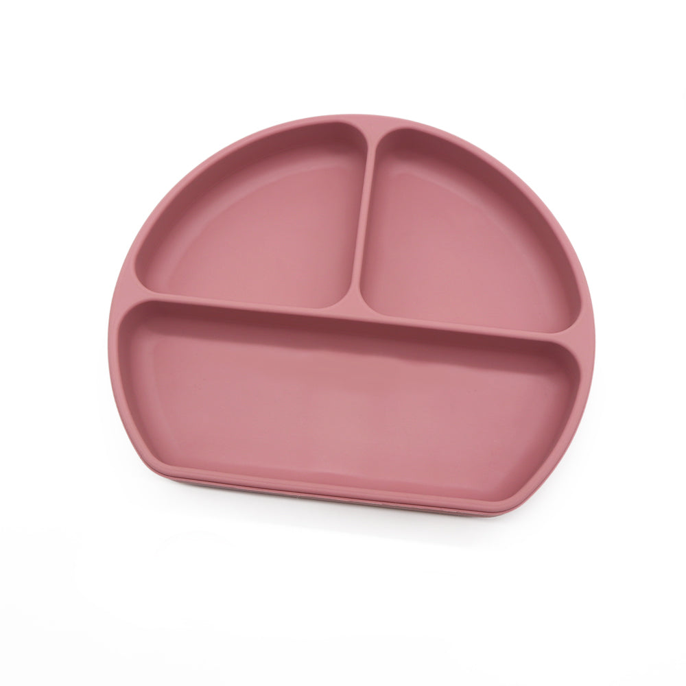 Dark Pink Divider Plate with Lid