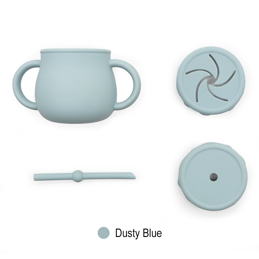 Dusty Blue Silicone 3-in-1 Honey Pot Cup