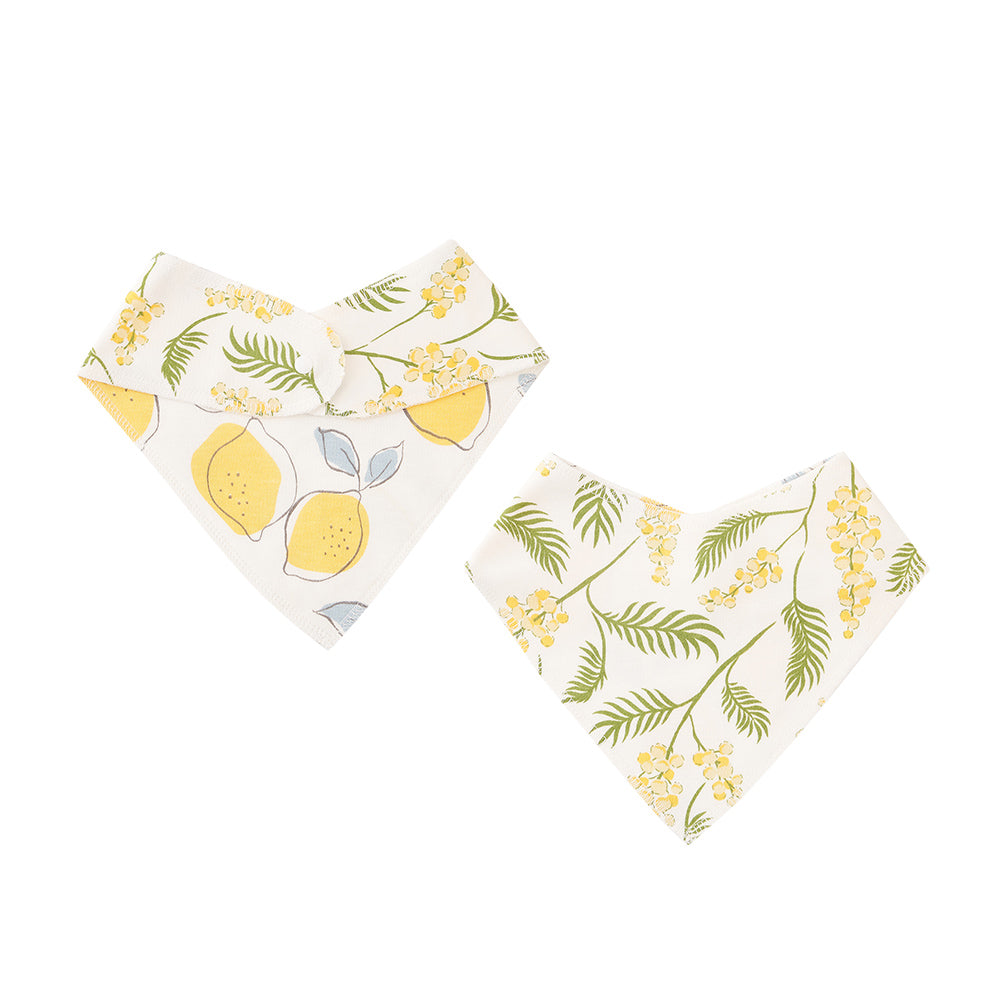 Hello Chester Bamboo Cotton Bib - Lemons