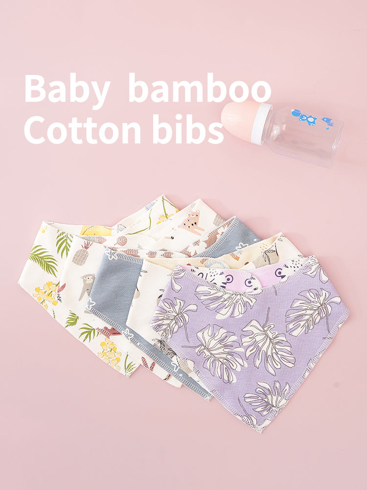 Hello Chester Bamboo Cotton Bib - Lemons