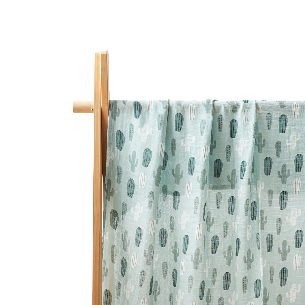 Muslin Swaddle Blanket - Cactus