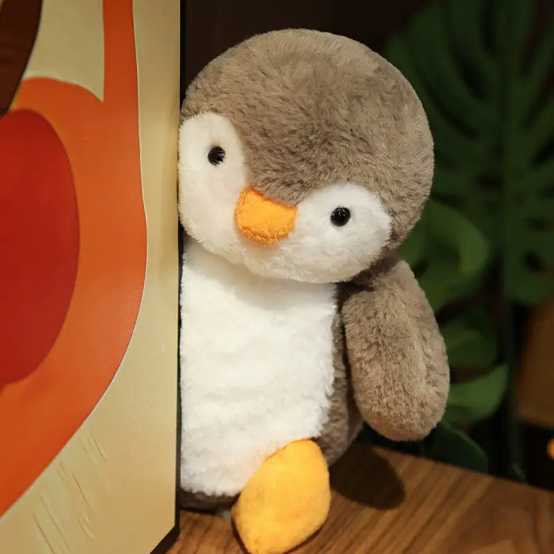 Soft Plush Toy - Grey Penguin